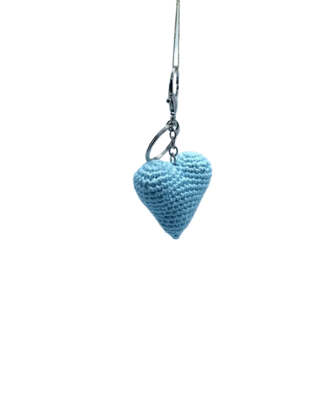 Blue Heart Keychain for Acapulco