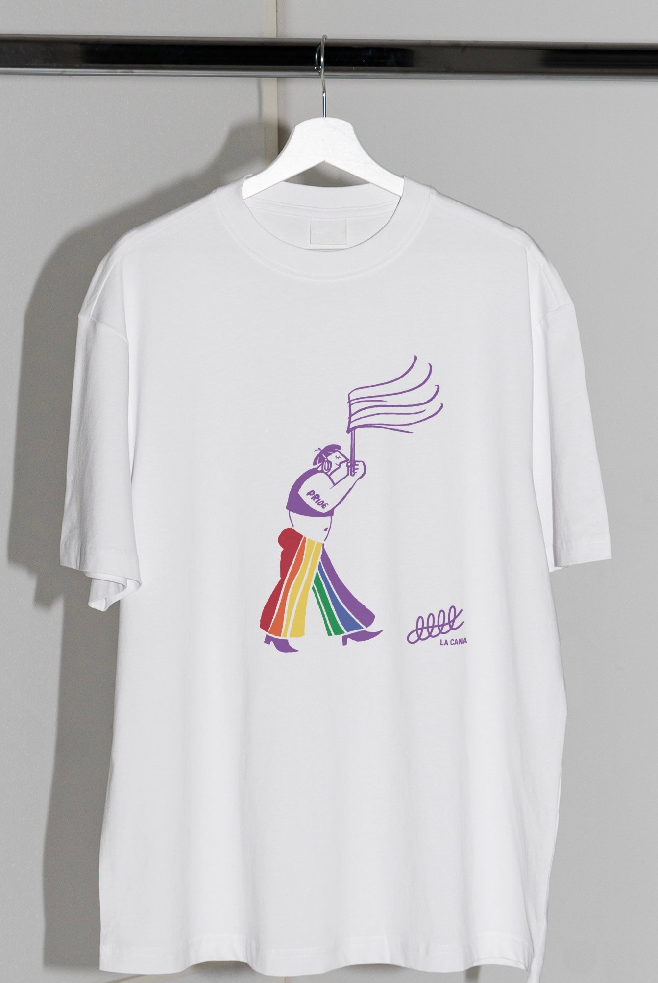 Playera ilustración colores