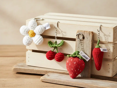 Colección Llaveros Frutas Verduras y Flores